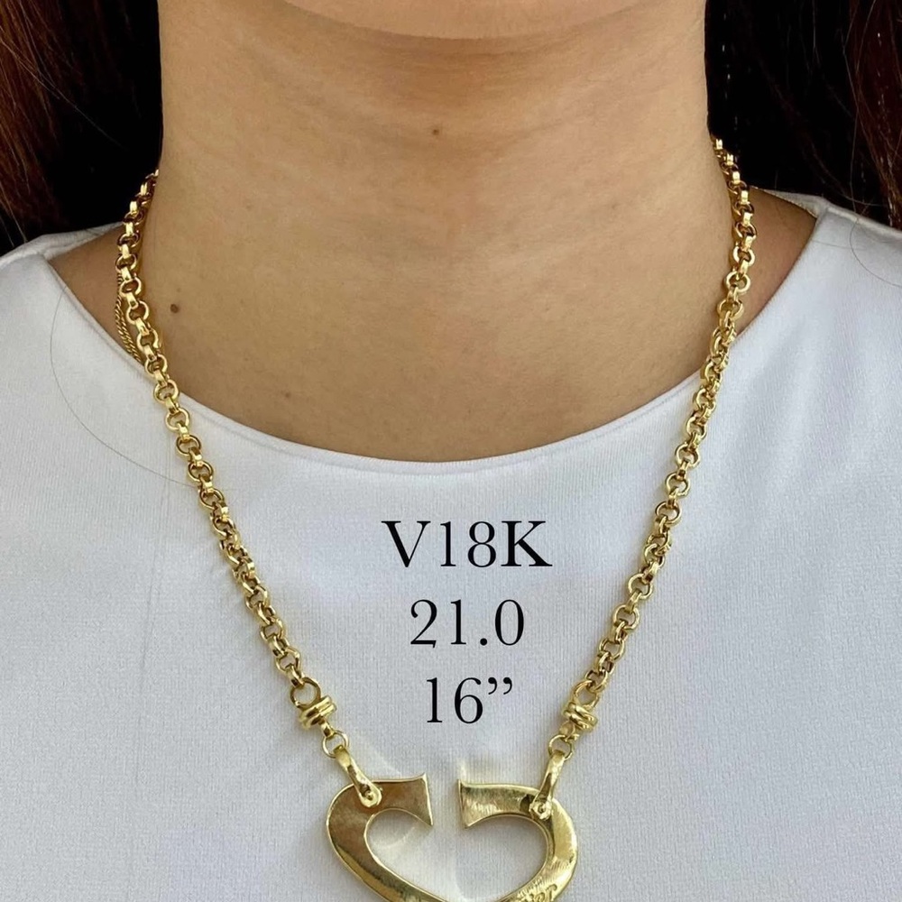 Elegant Gold Heart Necklace